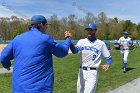 Baseball vs MIT  Wheaton College Baseball vs MIT in the  NEWMAC Championship game. - (Photo by Keith Nordstrom) : Wheaton, baseball, NEWMAC